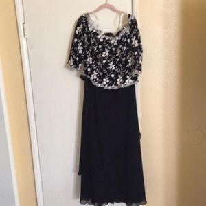 Off the Shoulder Evening Gown